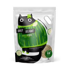 Daily Delight Happea Litter Cucumber 8L (4 Packs), DD722 (4 Packs), cat Others, Daily Delight, cat Litter, catsmart, Litter, Others
